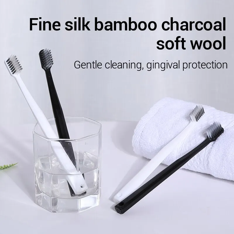 فرشاة أسنان من الفحم الخيزراني - مراجعة Bamboo Toothbrush Set وسعره