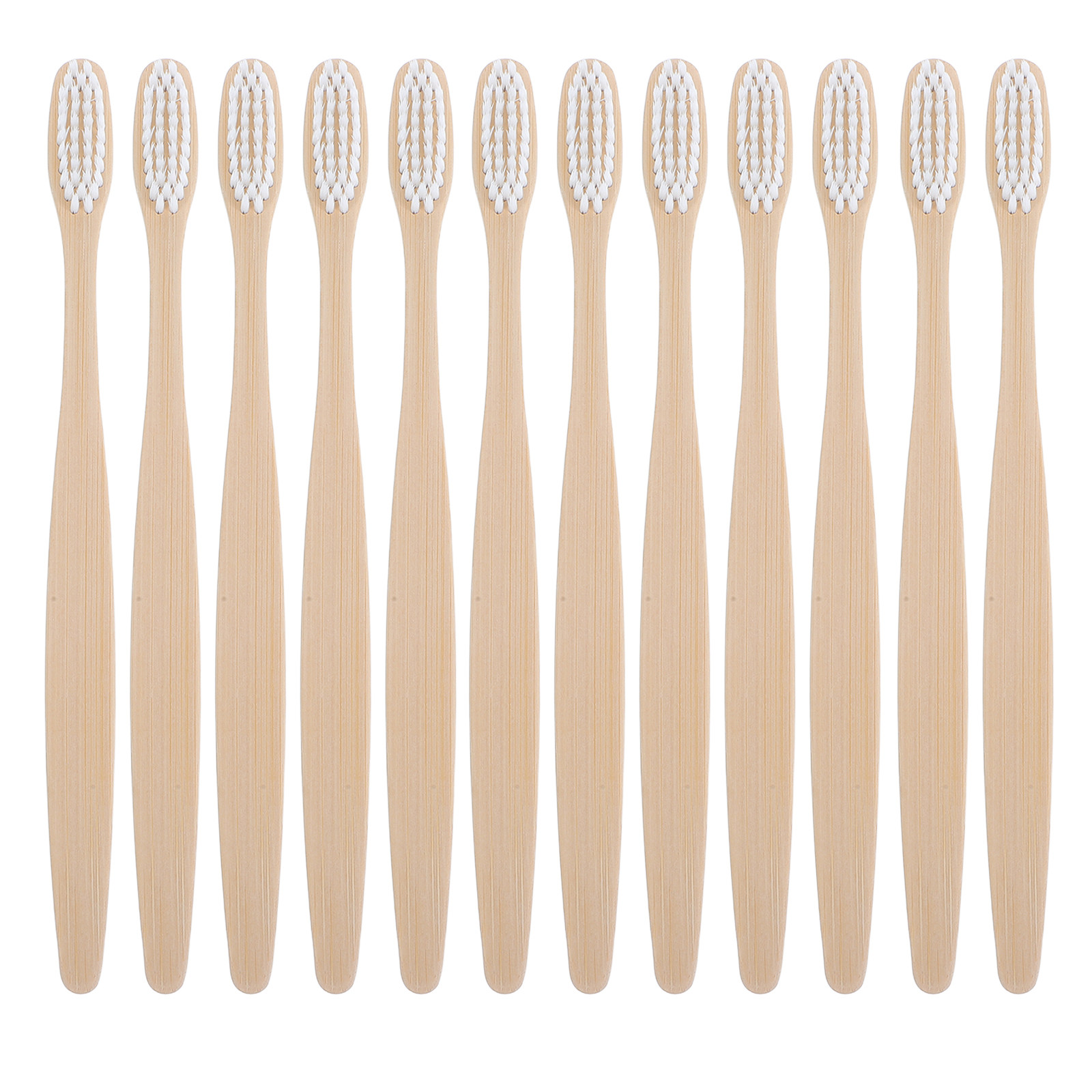 24 فرشاة أسنان من الخيزران بحج - مراجعة Bamboo Toothbrush Set وسعره
