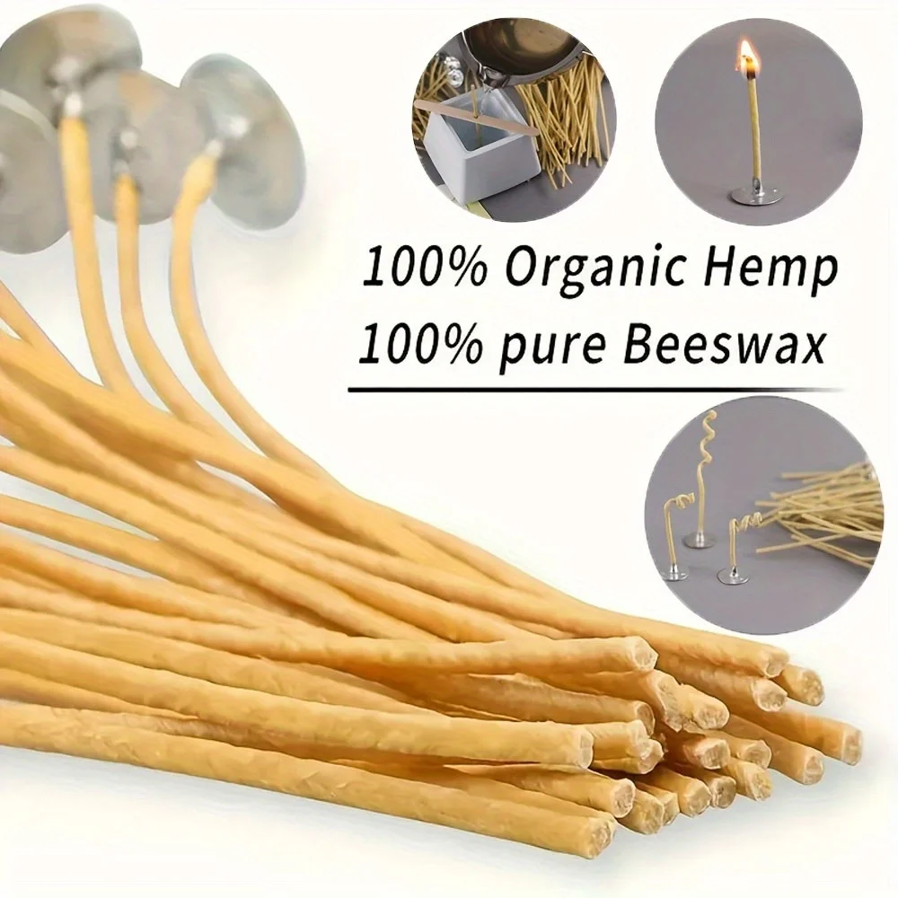 شمعة الفتائل 50 قطعة 8 بوصة ال - مراجعة Beeswax Wrap Reusable وسعره