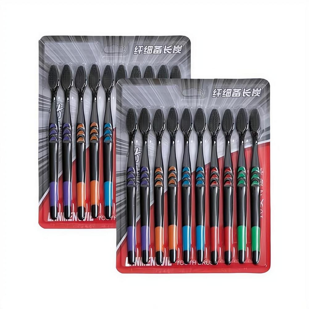 10 قطع معبأة من فرشاة الأسنان  - مراجعة Bamboo Toothbrush Set وسعره