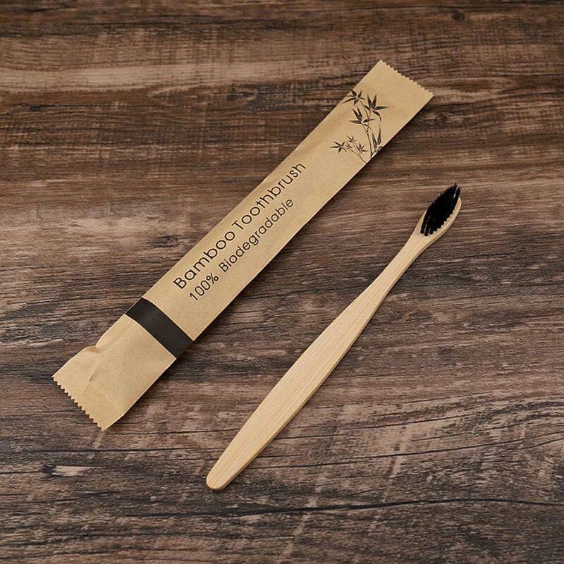 فرشاة أسنان من الخيزران بألوان - مراجعة Bamboo Toothbrush Set وسعره