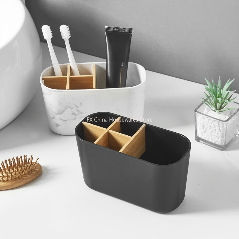 حامل فرشاة أسنان من الخيزران ل - مراجعة Bamboo Toothbrush Set وسعره